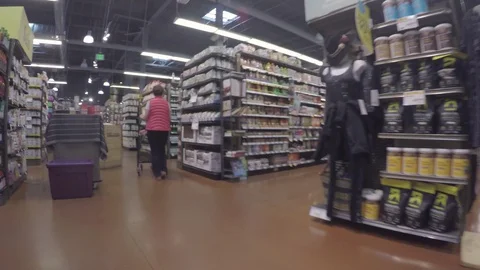 Inside A Grocery Store 2 Stock Footage 95678672