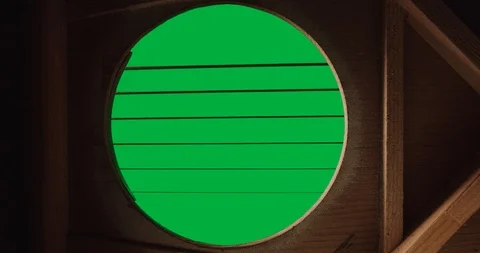 From the inside of a guitar view of strings vibrating Stock Footage 121434683