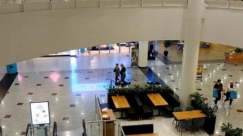 Inside Haifa Mall Stock Footage 98015237