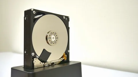 Inside the hard disk is running. Stock Footage 107951350