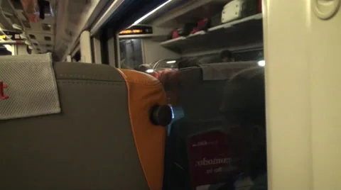 Inside High-speed train 스톡 동영상 39774428