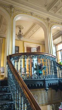 Inside a historical building Stock Photos