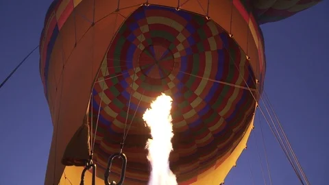 Inside of Hot Air Balloon Stock-Footage 104345289