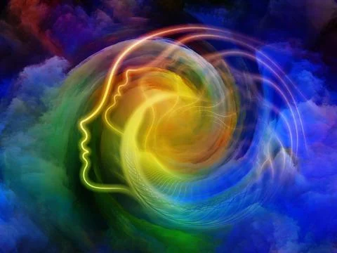 Inside Hues 스톡 일러스트