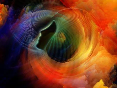 Inside Hues 스톡 일러스트