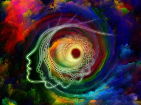 Inside Hues Stock Illustration