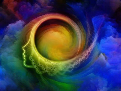 Inside Hues Illustrazione stock