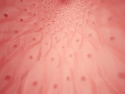 Inside of human vessel Stock Illustration