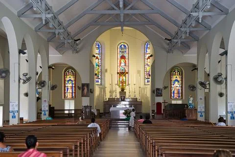 Inside the immaculate comnception Stock Photos