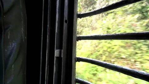 Inside Indian railway coach Stock-Footage 155025927