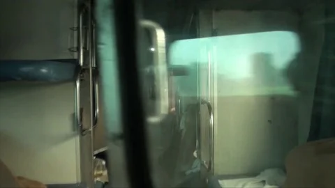 Inside Indian Train Stock Footage 72330817