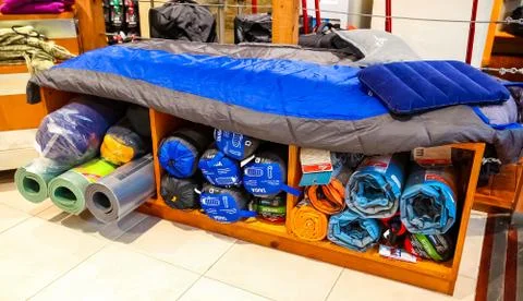 Inside Interior of a Camping Store Photos