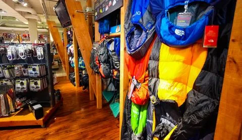 Inside Interior of a Camping Store Photos