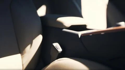 Inside Interior of prestige modern car Illustrazione stock
