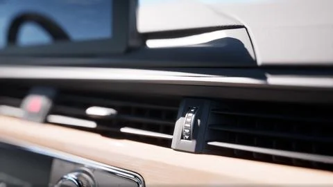 Inside Interior of prestige modern car Illustrazione stock