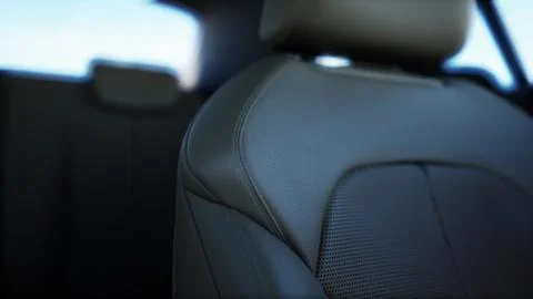 Inside Interior of prestige modern car Stock Illustration