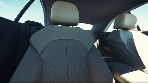 Inside Interior of prestige modern car Illustrazione stock