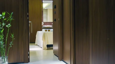 Inside interior in the Spa Stock Footage 48517525