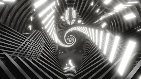 Inside The Iron Hall Stock Illustration