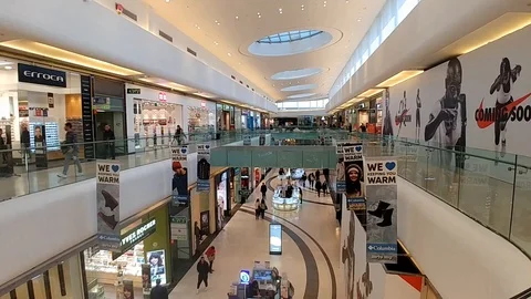 Inside Iryamim mall Stock Footage 101441027