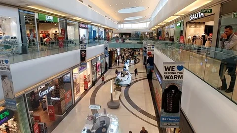 Inside Iryamim mall Stock Footage 101441236