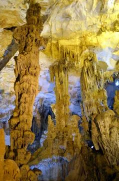 Inside the Ispingoli Cave karst in Sardinia Italy Stock-Fotos