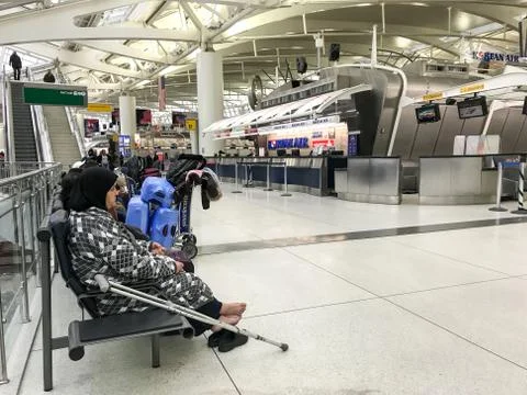 Inside JFK terminal Stock-Fotos