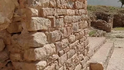 Inside kalaa beni hamad Fort (Maadid/M'sila/Algeria) Stock Footage 153259162