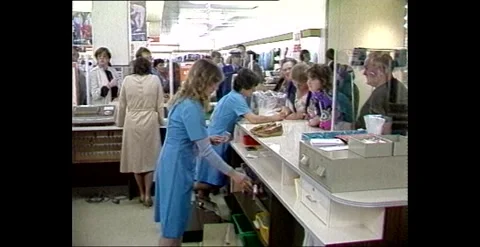 Inside Kmart Store, Australia (1982) Stock Footage 317736409
