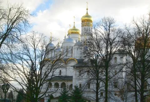 Inside Kremlin. View of Ivan the Great Bell Tower, MOSCOW, RUSSIA Foto stock