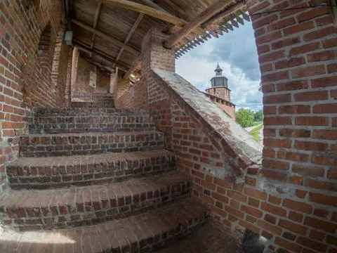 Inside kremlin wall 스톡 사진