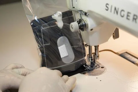 Inside a laboratory in the Space Station Processing Facility at NASAs Ken.. Stock Photos