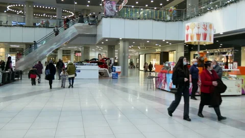 Inside large supermarket. Stock Footage 166730457