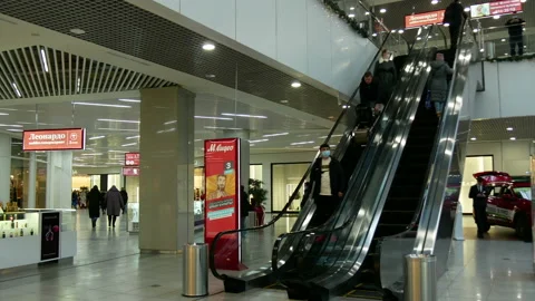 Inside large supermarket. Stock Footage 166730508