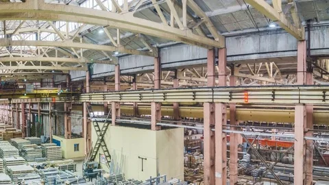 Inside of large warehouse 库存影片 74459140