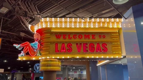 Inside Las Vegas strip hotel 2 Stock Footage 252146605
