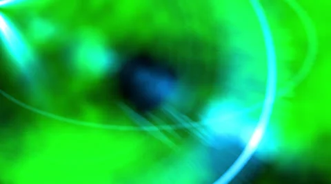 Inside The Lens - green background Stock Footage 22981623