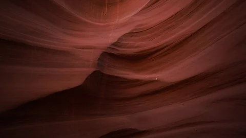 Inside of Lower Antelope Canyon Stock Footage 91157744
