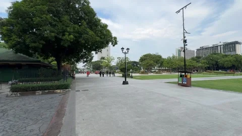 Inside Luneta Park, Manila 4K 60fps Vídeo Stock 338400249