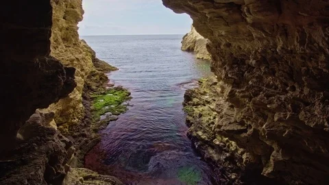 Inside of mainsail.  Video stock 125599366