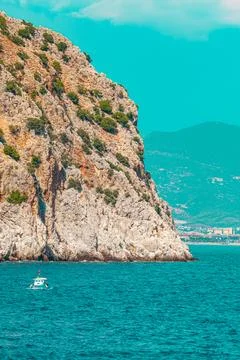 Inside of mainsail. Nature composition. Stock Photos