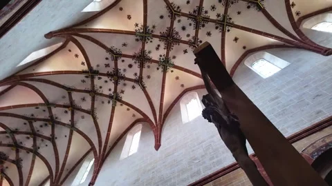 Inside of the Maulbronn Monastery Stock-Footage 303016726
