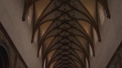 Inside of the Maulbronn Monastery 库存影片 303018591