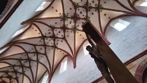 Inside of the Maulbronn Monastery 库存影片 303018758