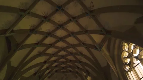 Inside of the Maulbronn Monastery Vídeos de archivo 303019281