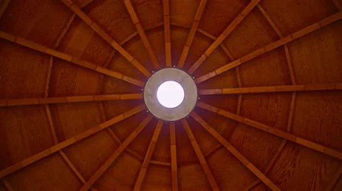 Inside of Megatron Sound Bath House rotate HD Stock Footage 36456820