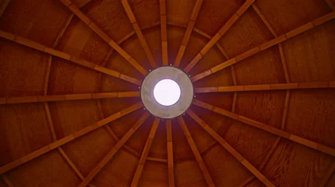 Inside of Megatron Sound Bath House rotate 4K Stock Footage 36479277