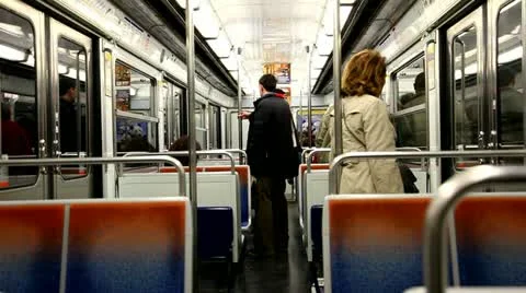 Inside metrotrain Video stock 10877746