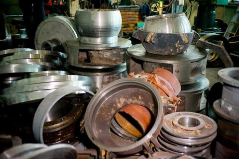 Inside modern factory Stock Photos