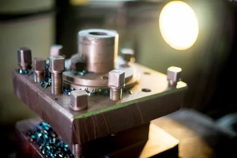 Inside modern factory Stock Photos